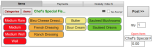 Menu Item tab Chef's Special Preparations list